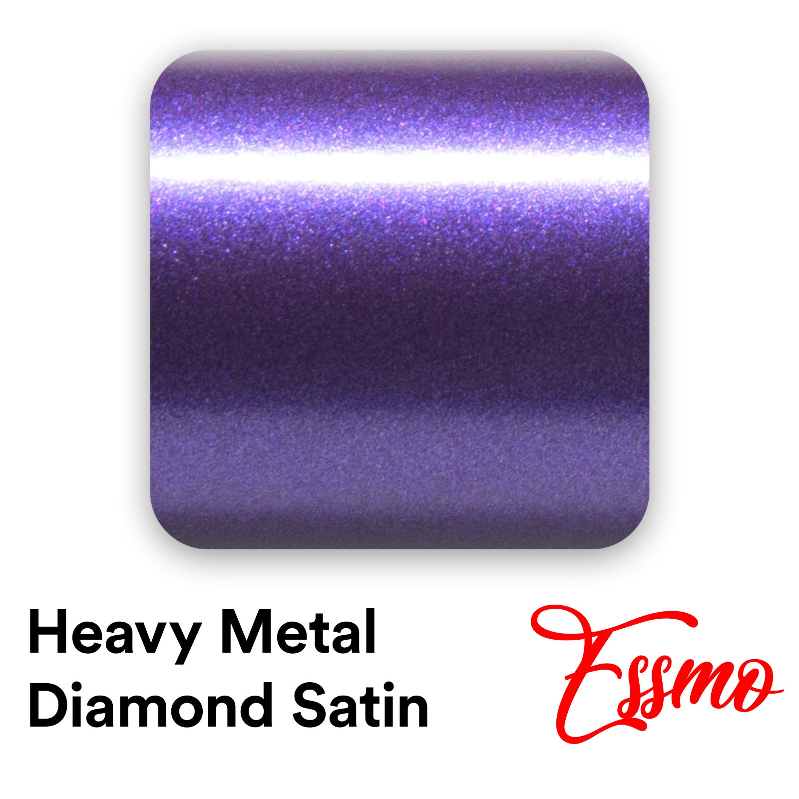 Heavy Metal Diamond Satin Ghost Purple Vinyl Wrap – Essmo Vinyl
