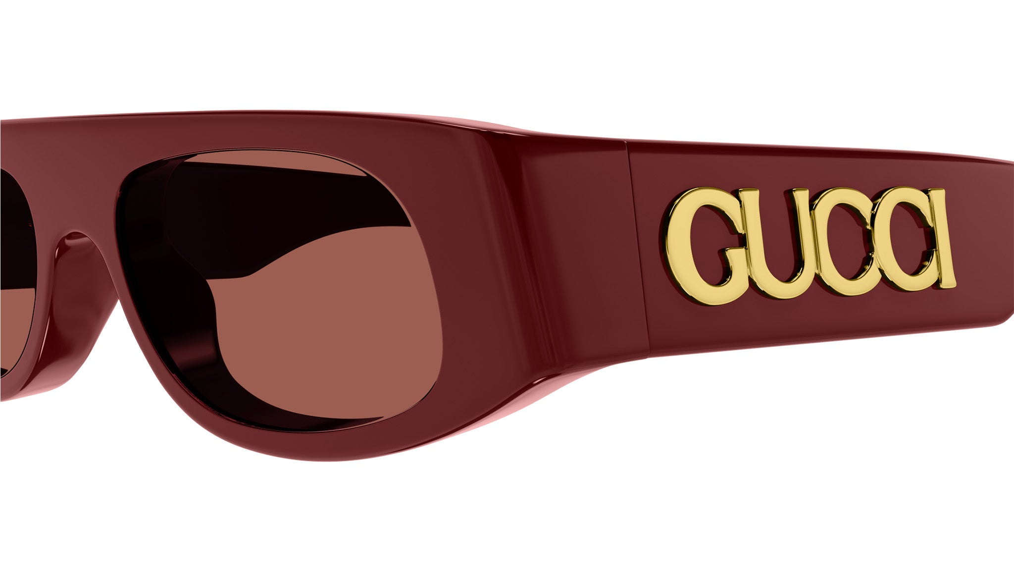 Gucci GG1771S 003 Sunglasses Shiny Burgundy - eye-oo.com