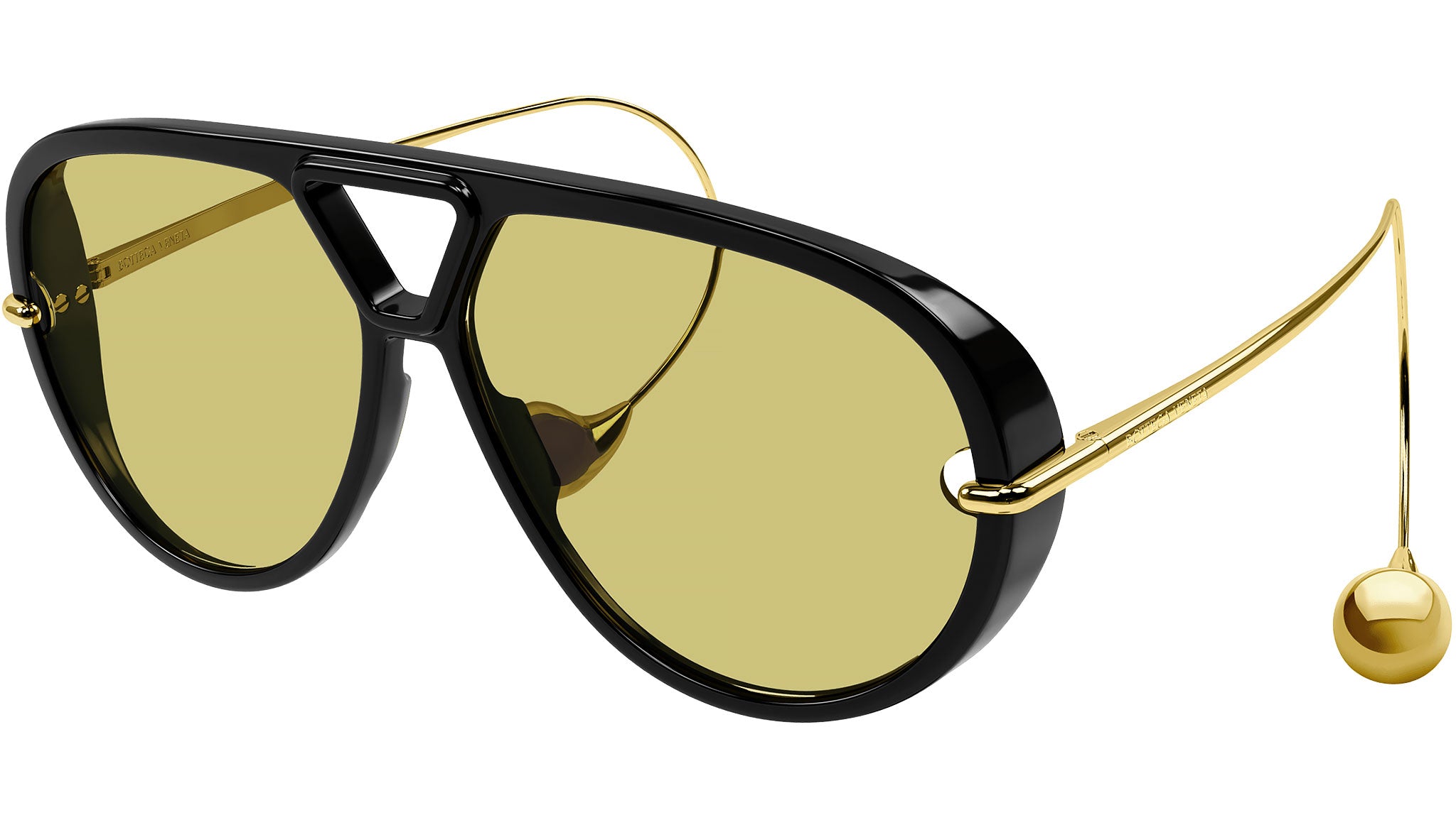 Bottega Veneta BV1273S Sunglasses 003 Shiny Black - eye-oo.com