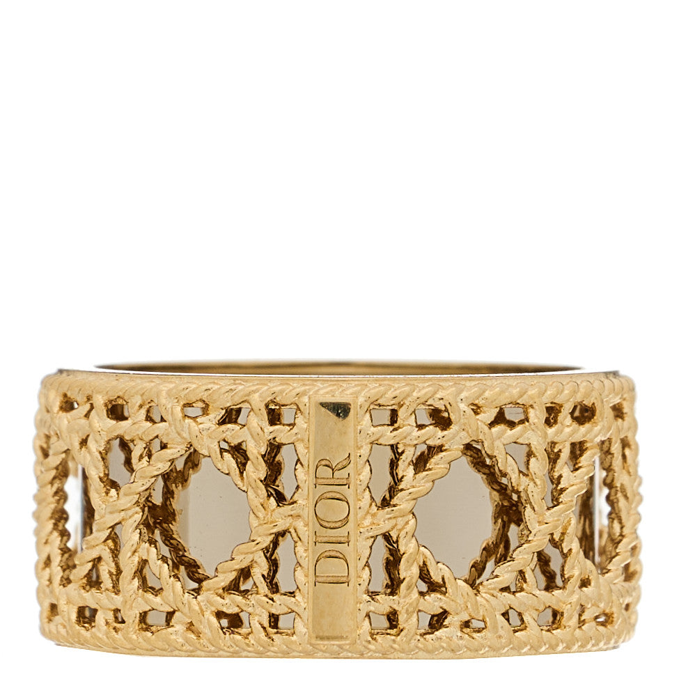 Christian Dior 18K Yellow White Gold My Dior Ring 49 5 1696537