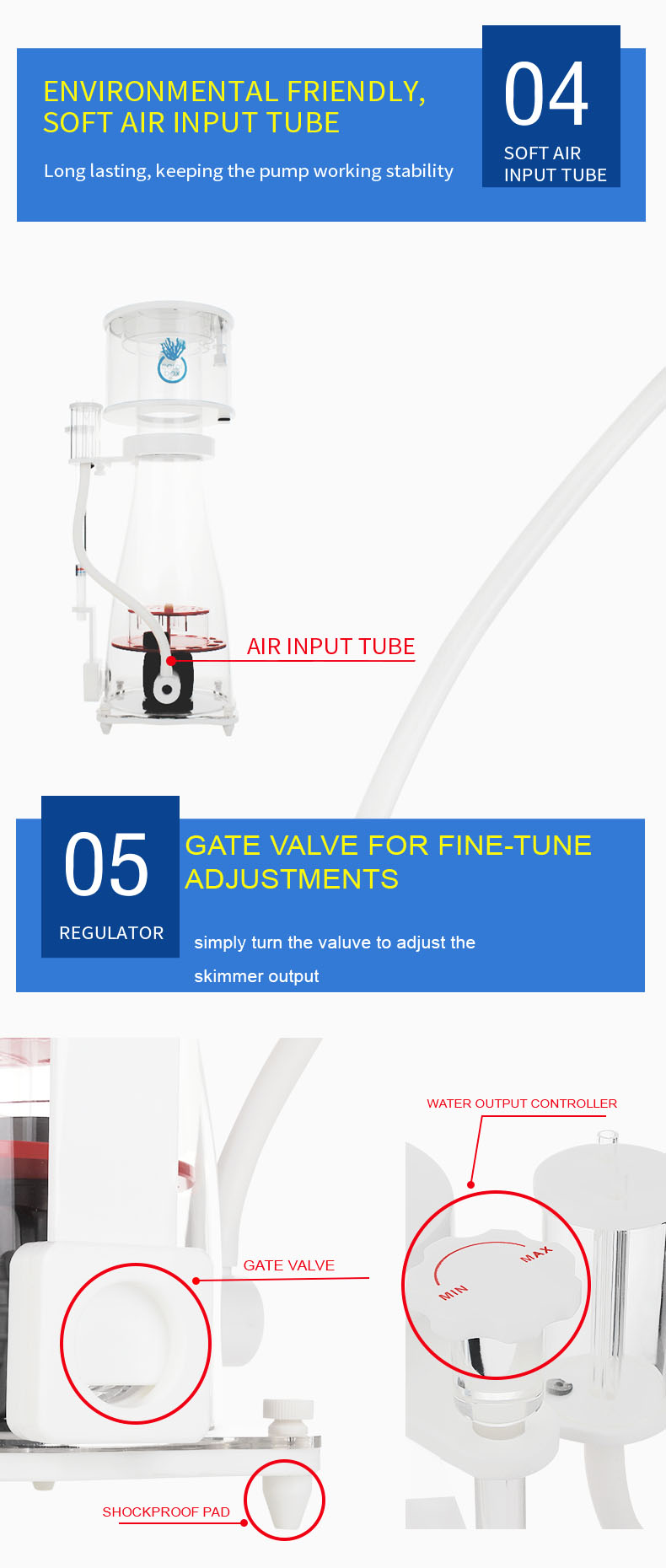 コーラルボックス D500PLUS DC プロテインスキマー 【公式通販】