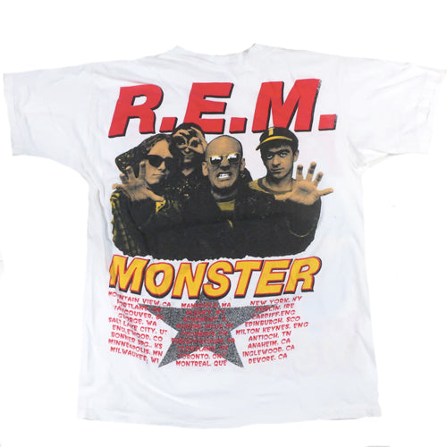 Vintage R.E.M. Monster T-shirt Tour Band Metal Rock 90s 1995 – For