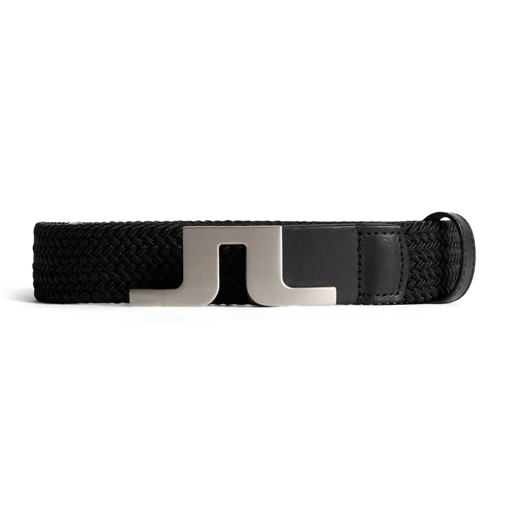 J.Lindeberg Berry Elastic Golf Belt Black - FW25 Men – Golfio