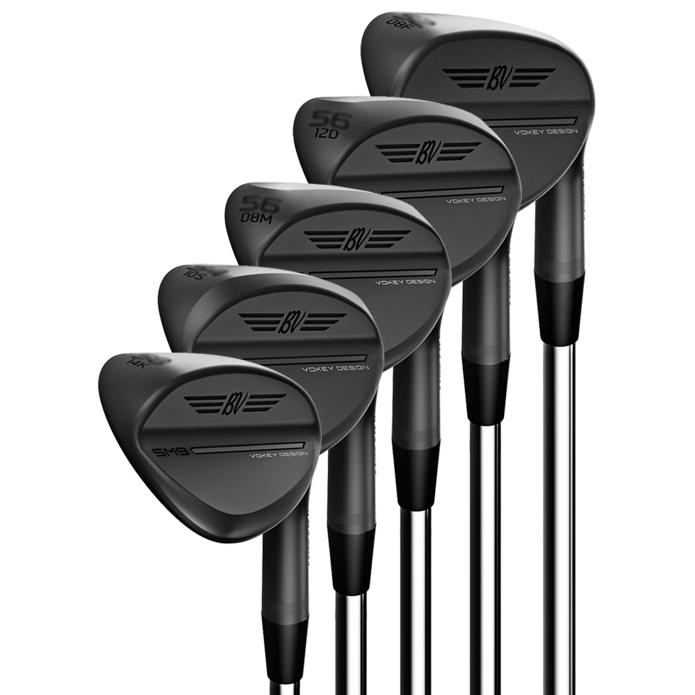 Titleist SM9 Vokey Jet Black Wedge - 23 Men – Golfio