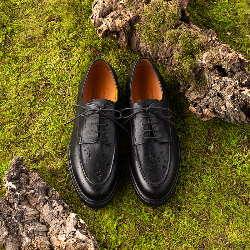 NEW】99030 Raffle / BLACK CILP WASH LEATHER (COMMANDO EVA SOLE