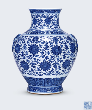 大清乾隆年制青花缠枝瓷器价格RMB 13,800,000 - 古玩价格网
