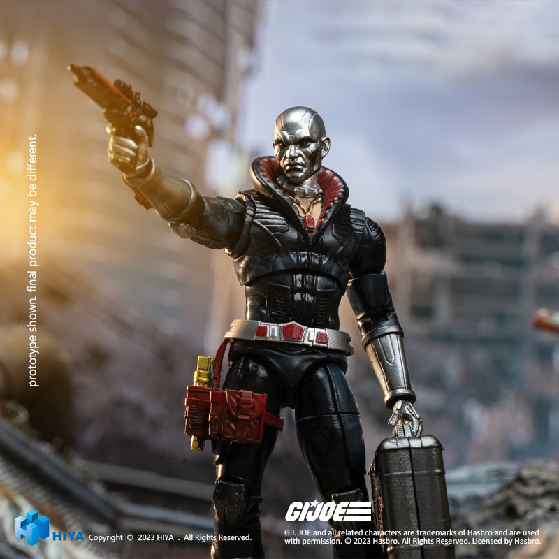 HIYA Exquisite Mini Series 1/18 Scale 4 Inch G.I.Joe Destro Action Fig