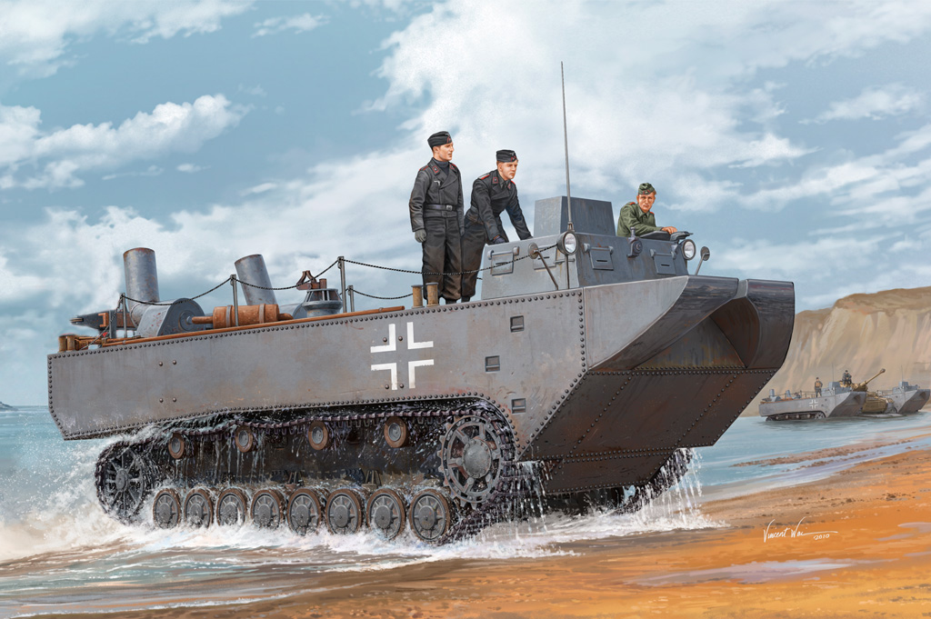 German Land-Wasser-Schlepper II-Prototype 82461-1:35-HobbyBoss