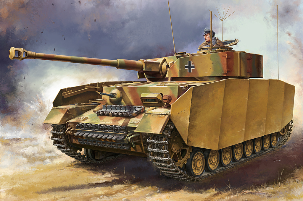 German Pz.Kpfw. IV Ausf.J Medium Tank 84842-1:48-HobbyBoss