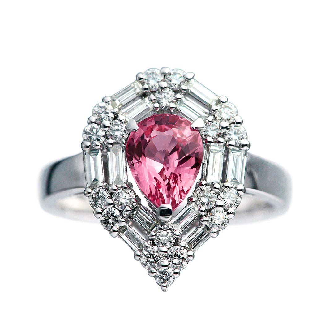 パパラチアサファイア リング（指輪） ｜ TAK0189 – 大阪心斎橋 宝寿堂