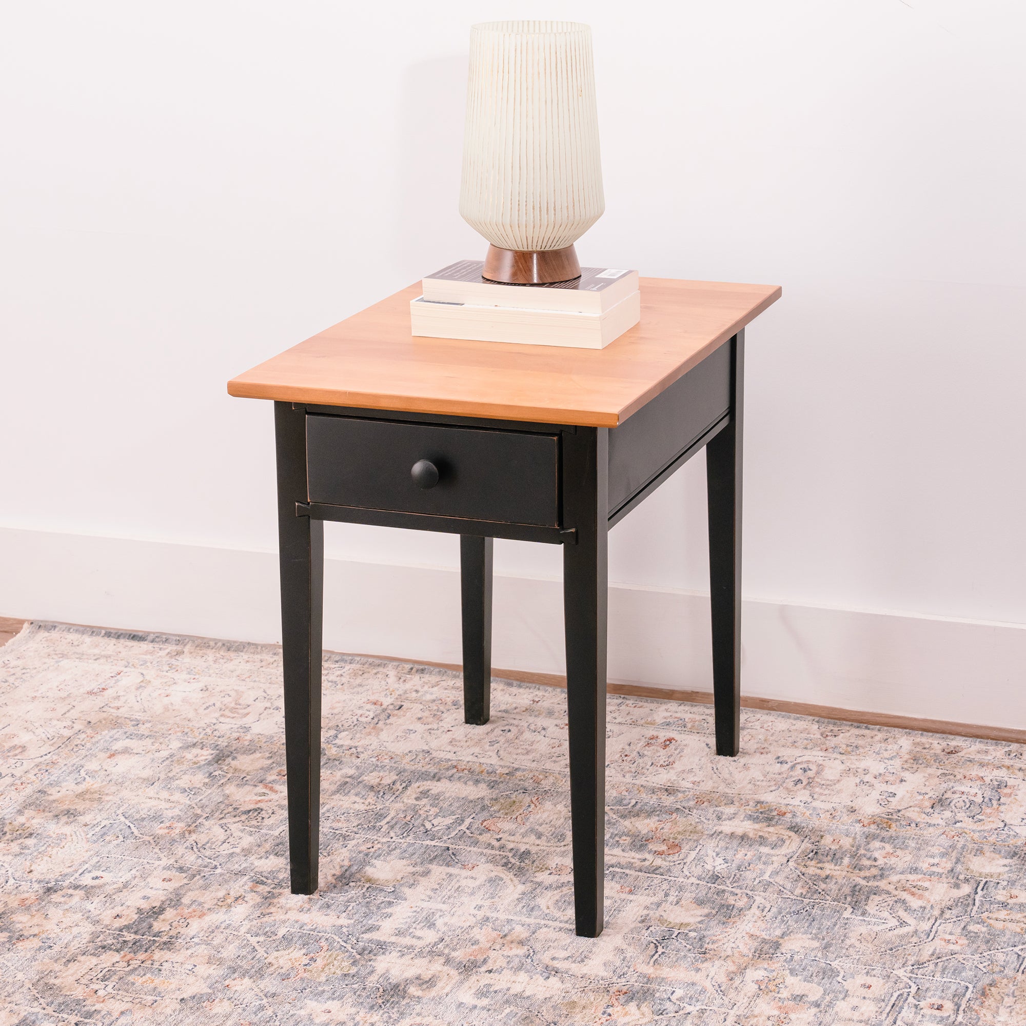 1 Drawer Shaker Sofa End Table | Sofa Side End Table | Wood End