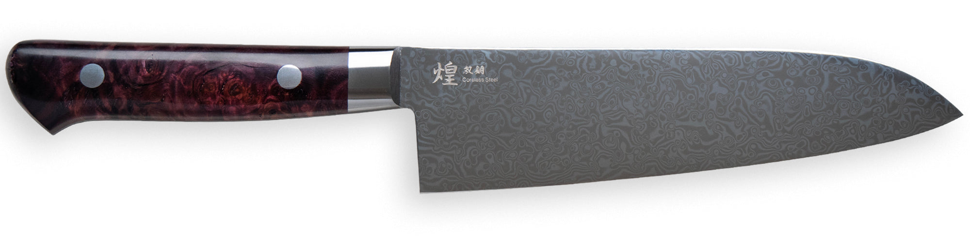 煌 -双鋼- コアレス 三徳包丁 夜叉（やしゃ） – 堺一文字光秀