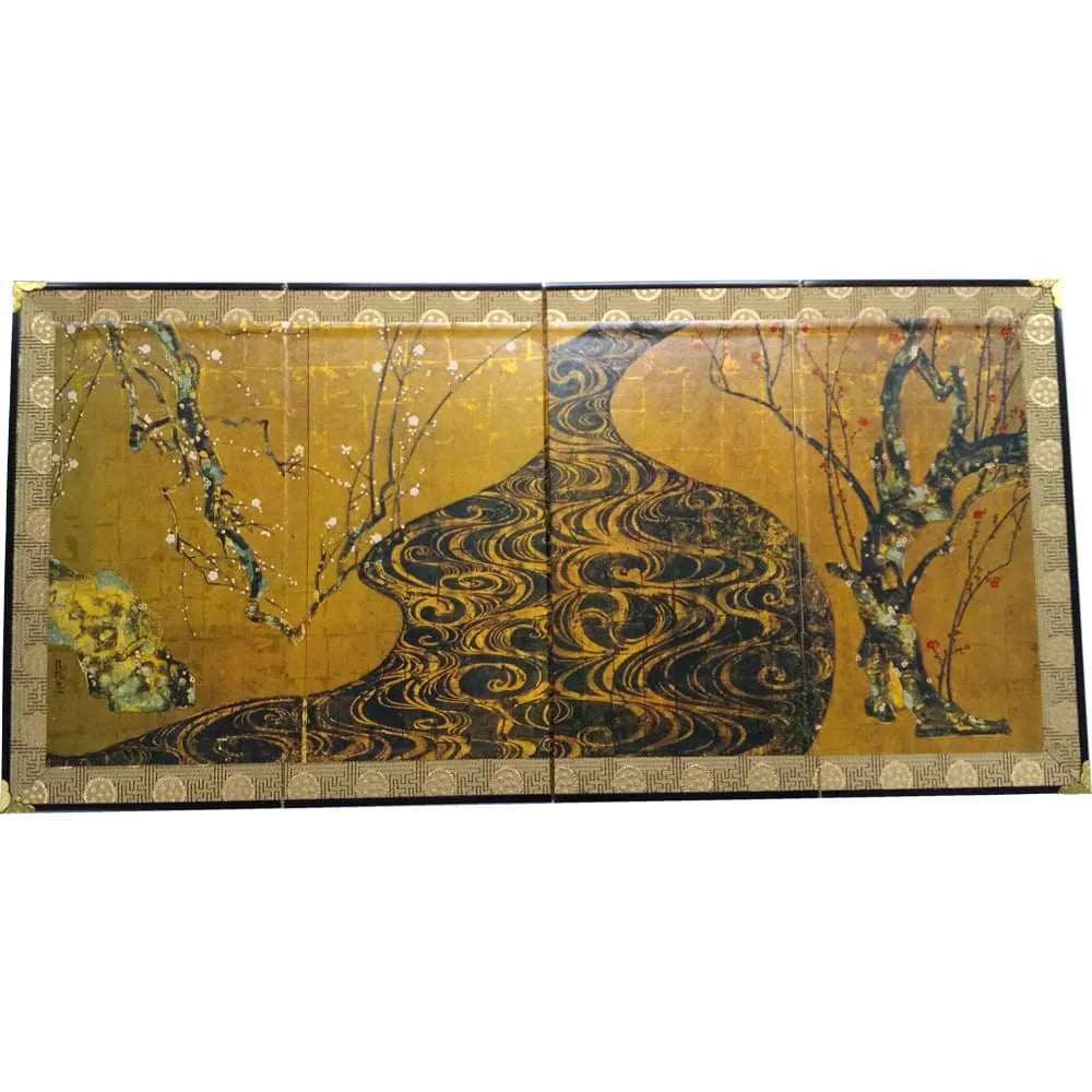 尾形光琳 紅白梅図 ミニ屏風 – 江戸扇子とうちわの老舗通販_伊場仙