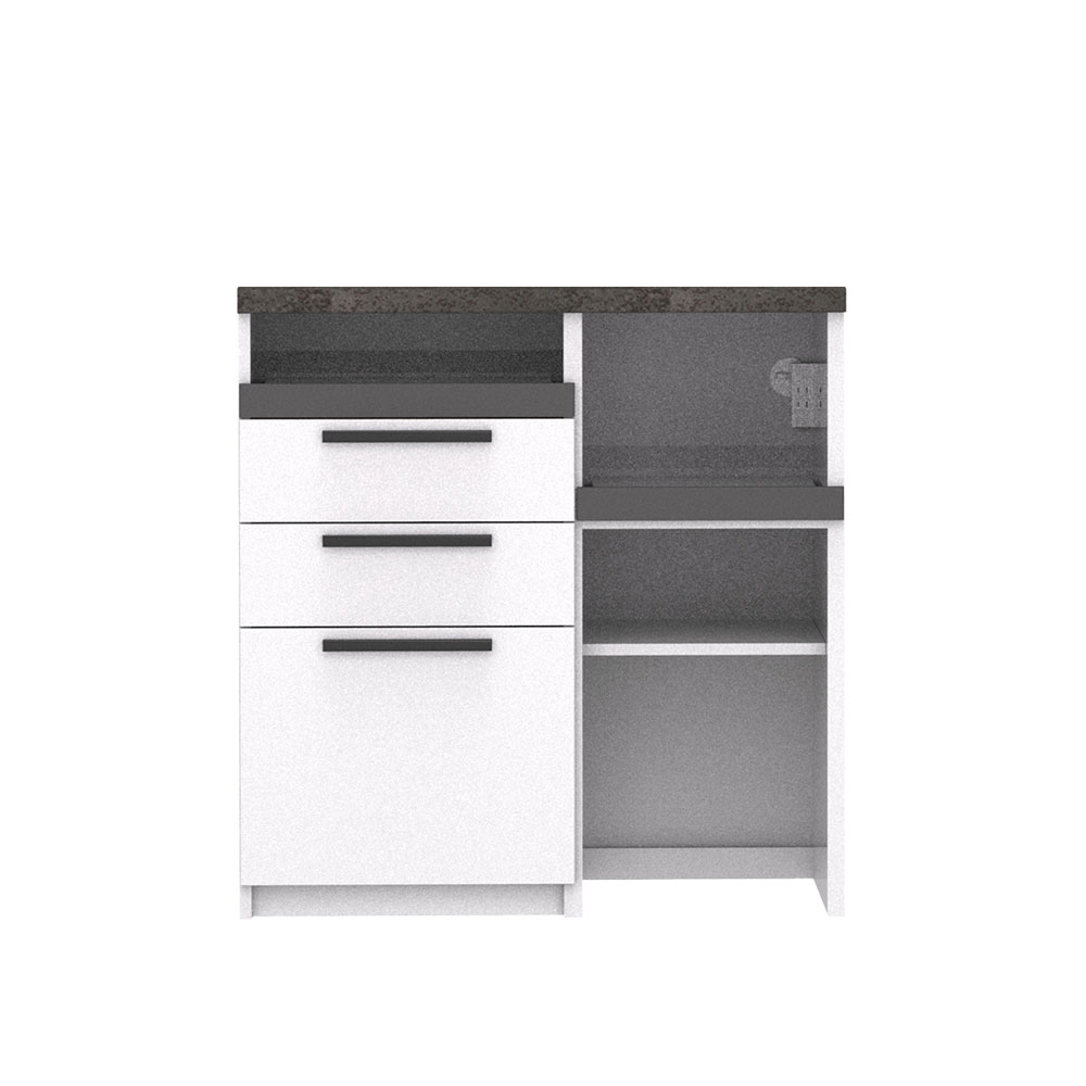 Pamouna（パモウナ）キッチンカウンター「SY-900R-3」幅90cm 奥行50cm
