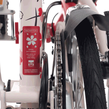 ブロンプトンM3L 希少チェリーブロッサム ノーパンクタイヤ仕様 英