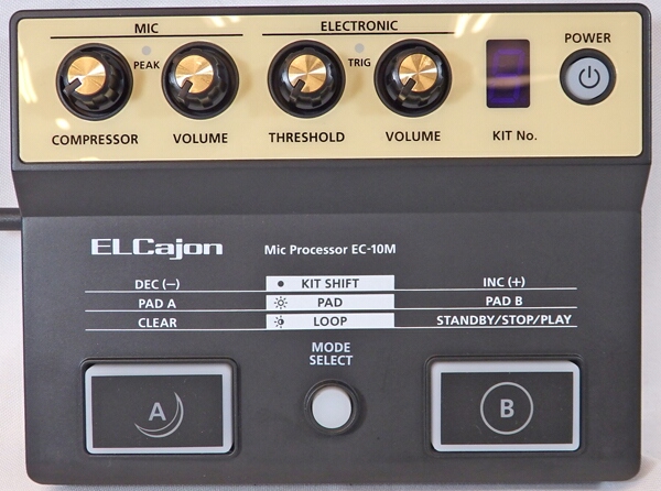 Roland EC-10M カホン用エフェクター マイク ケース エレキカホン