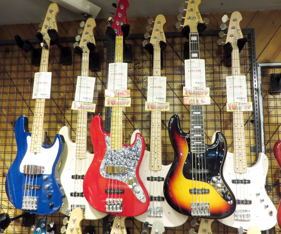 国産最高峰のエレキベース、ブランド「ATELIER Z」大集結！ | イシバシ