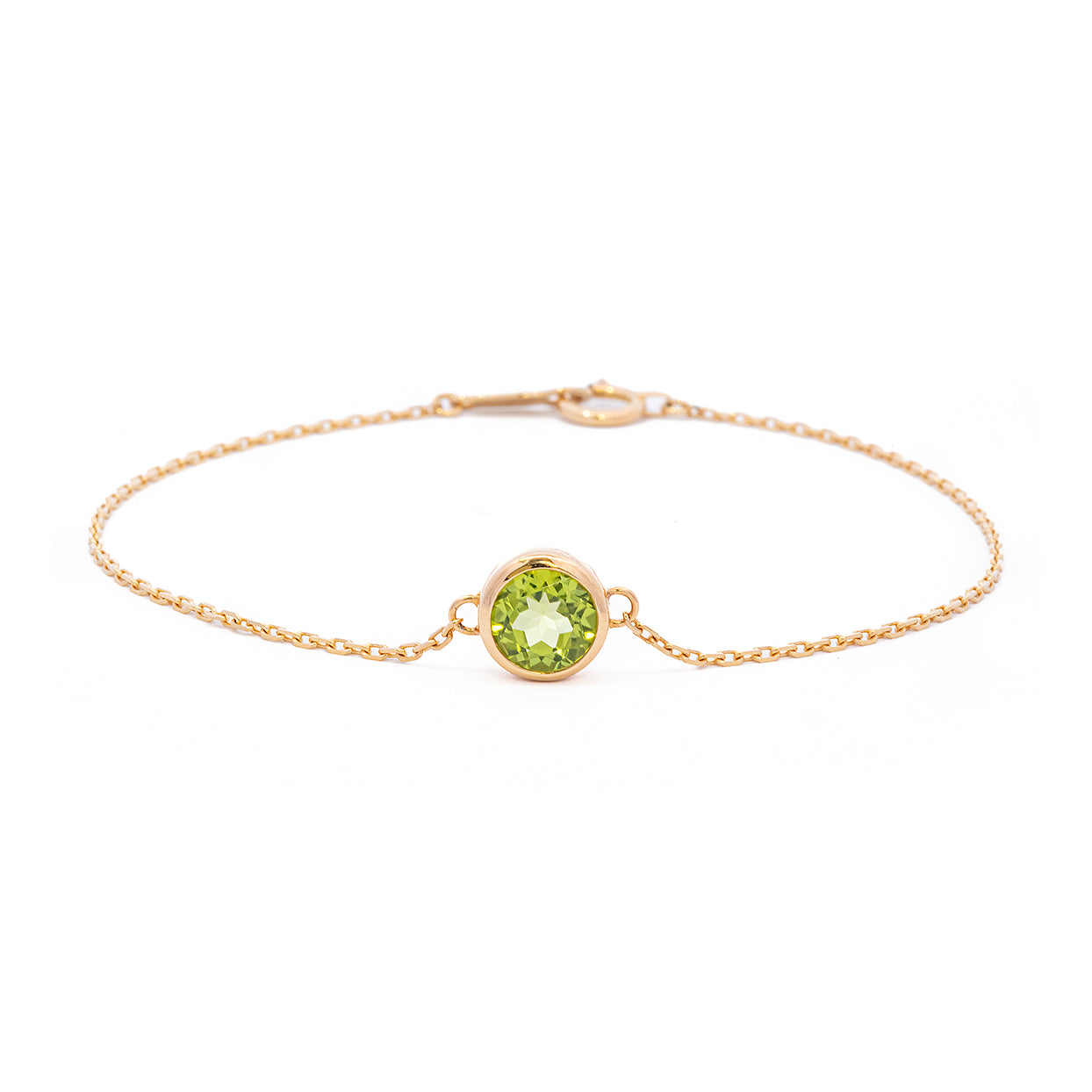 K18YGペリドットブレスレット X9084-PEK – iwaiwa jewellery