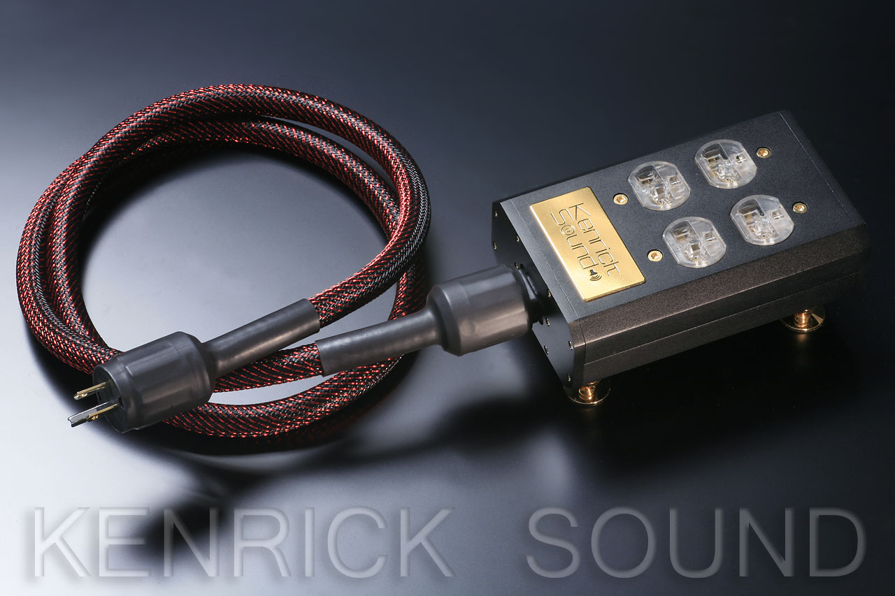 高剛性アルミシャーシ電源タップ/ボックス KENRICK SOUND KR-4TP