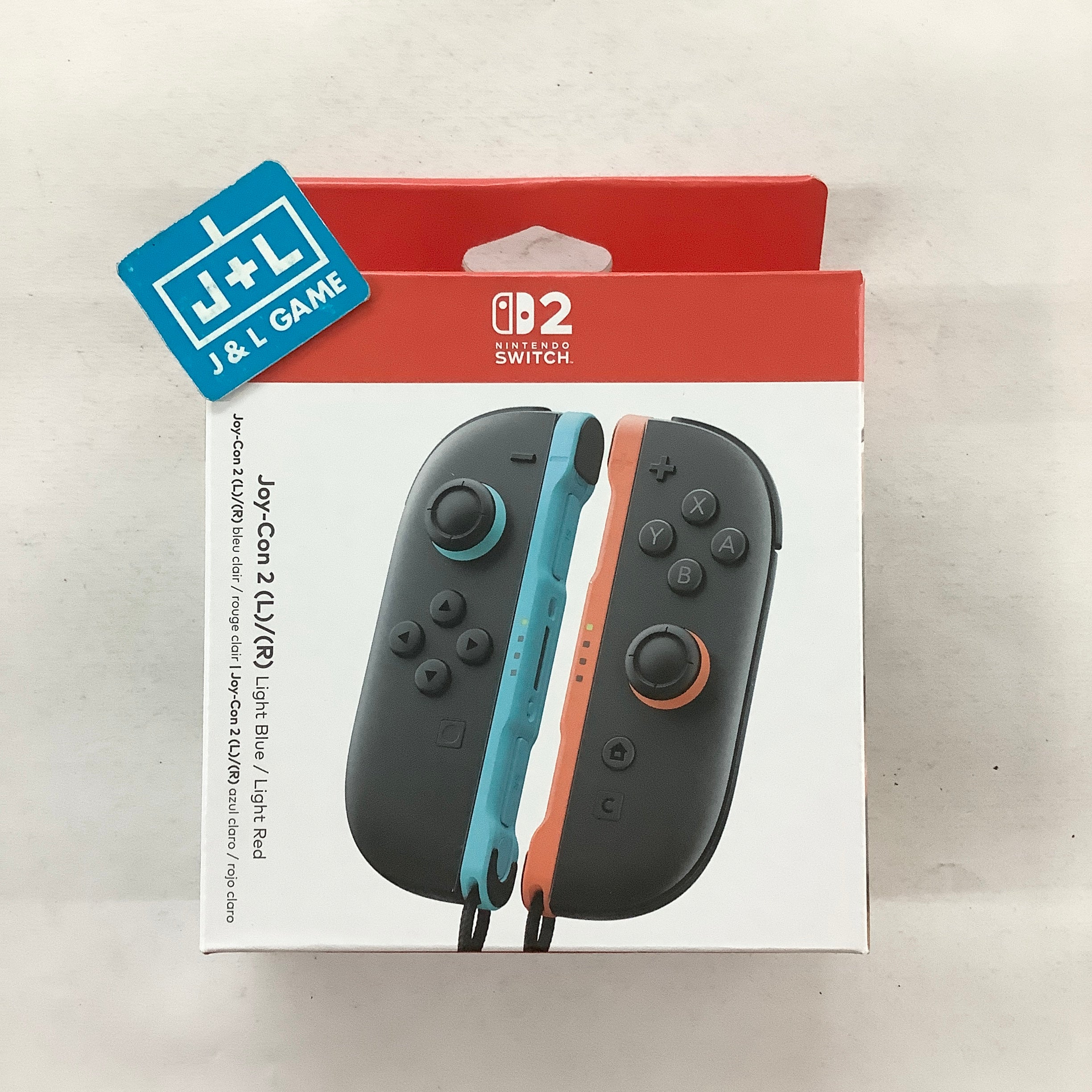 Nintendo Switch Joy-Con 2 (L)/(R) (Light Blue/Light Red) - (NS2