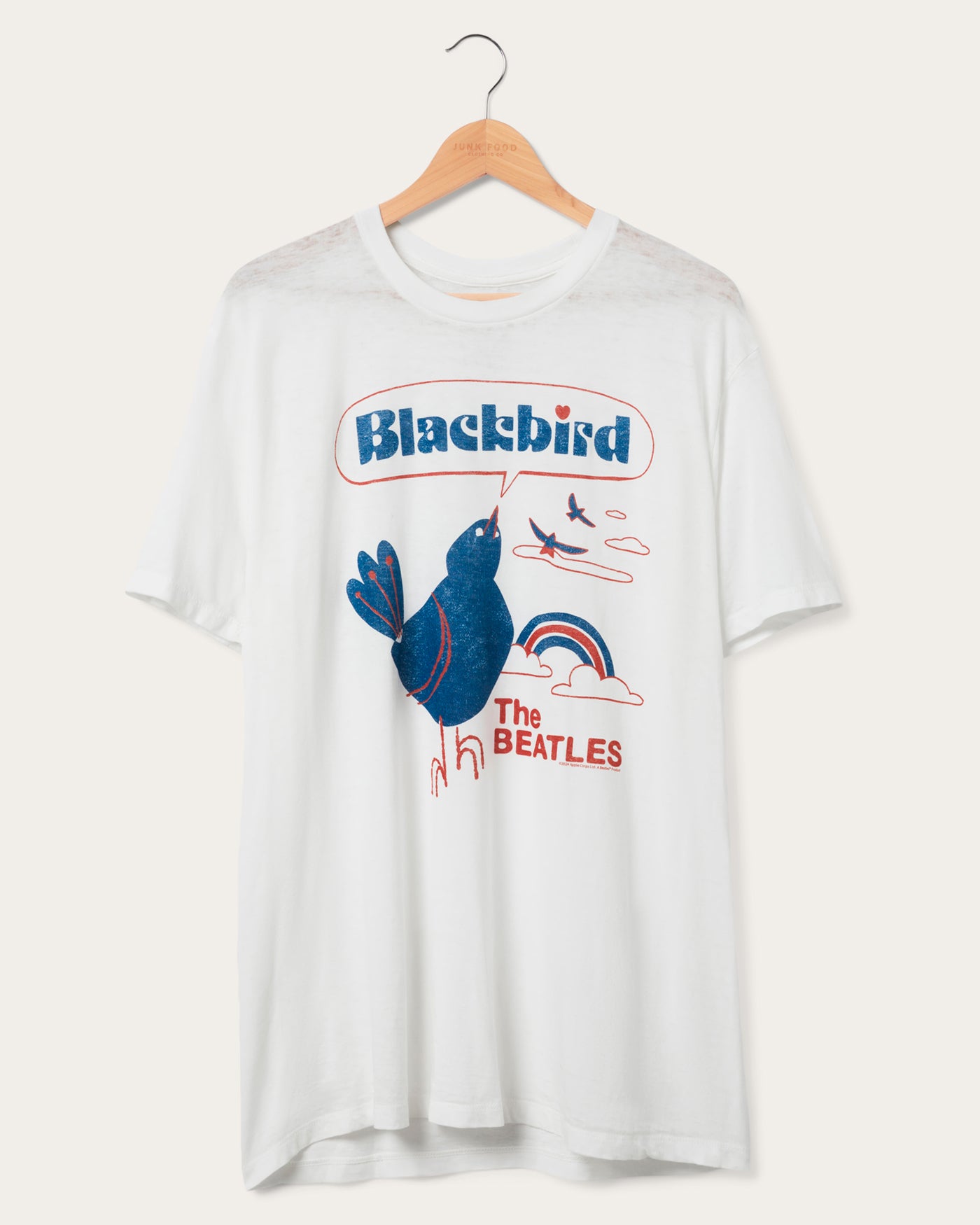 The Beatles Blackbird Flea Market Tee – Junk Food Clothing