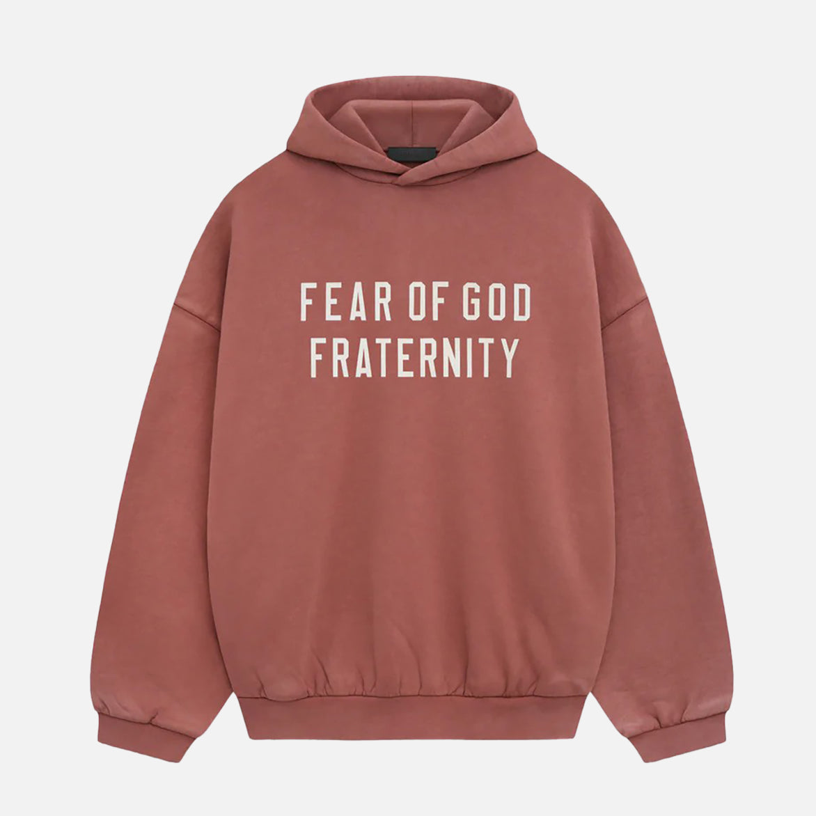 ESSENTIALS HEAVY FLEECE HOODIE - CRIMSON – lapstoneandhammer.com