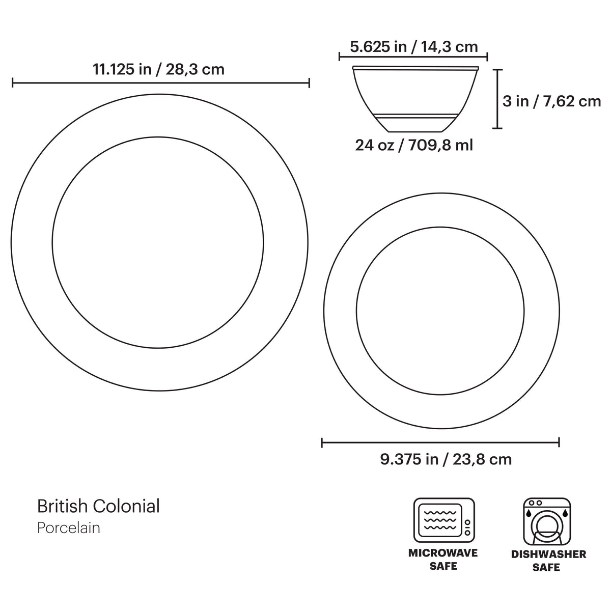British Colonial Tradewind 12-Piece Dinnerware Set – Lenox Corporation