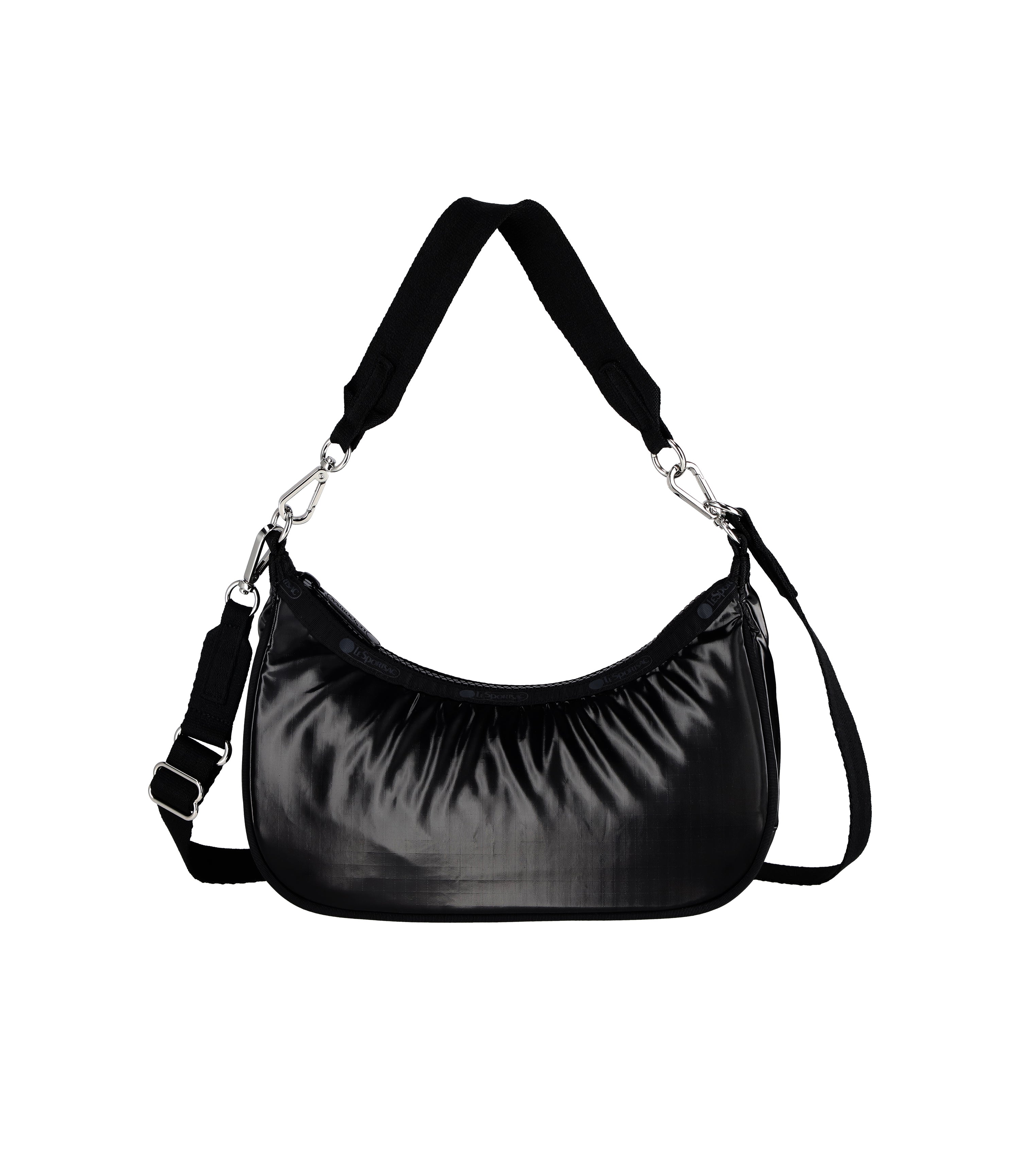 Shiny Black Small Convertible Hobo | LeSportsac