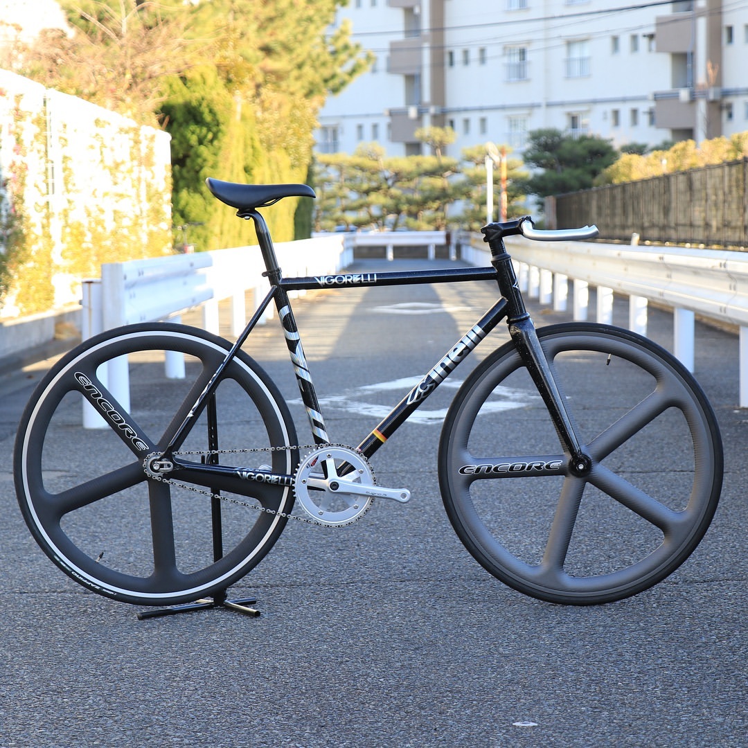 ENCORE 5SPOKE CARBON WHEELS アンコール カーボンホイール ピスト