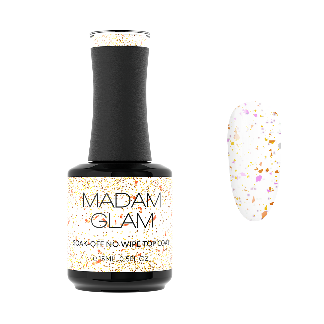 Leaf Bliss - No Wipe Top Coat | Soak Off Gel Nail Polish | Vegan