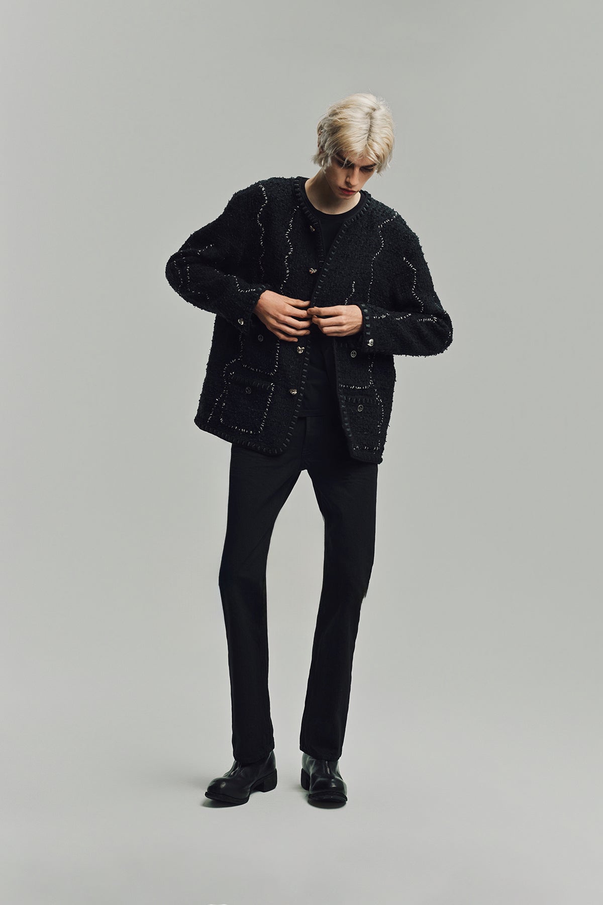 READYMADE | TWEED HOBO JACKET