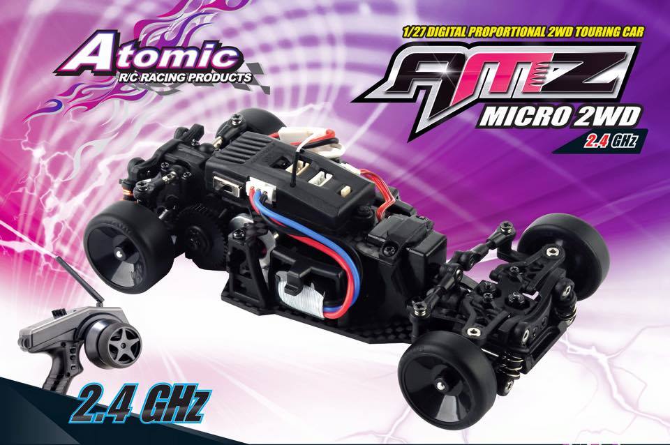 Atomic AMZ 1/27 Mini 2WD RMR Touring Car (RTR Kit, Tx Included