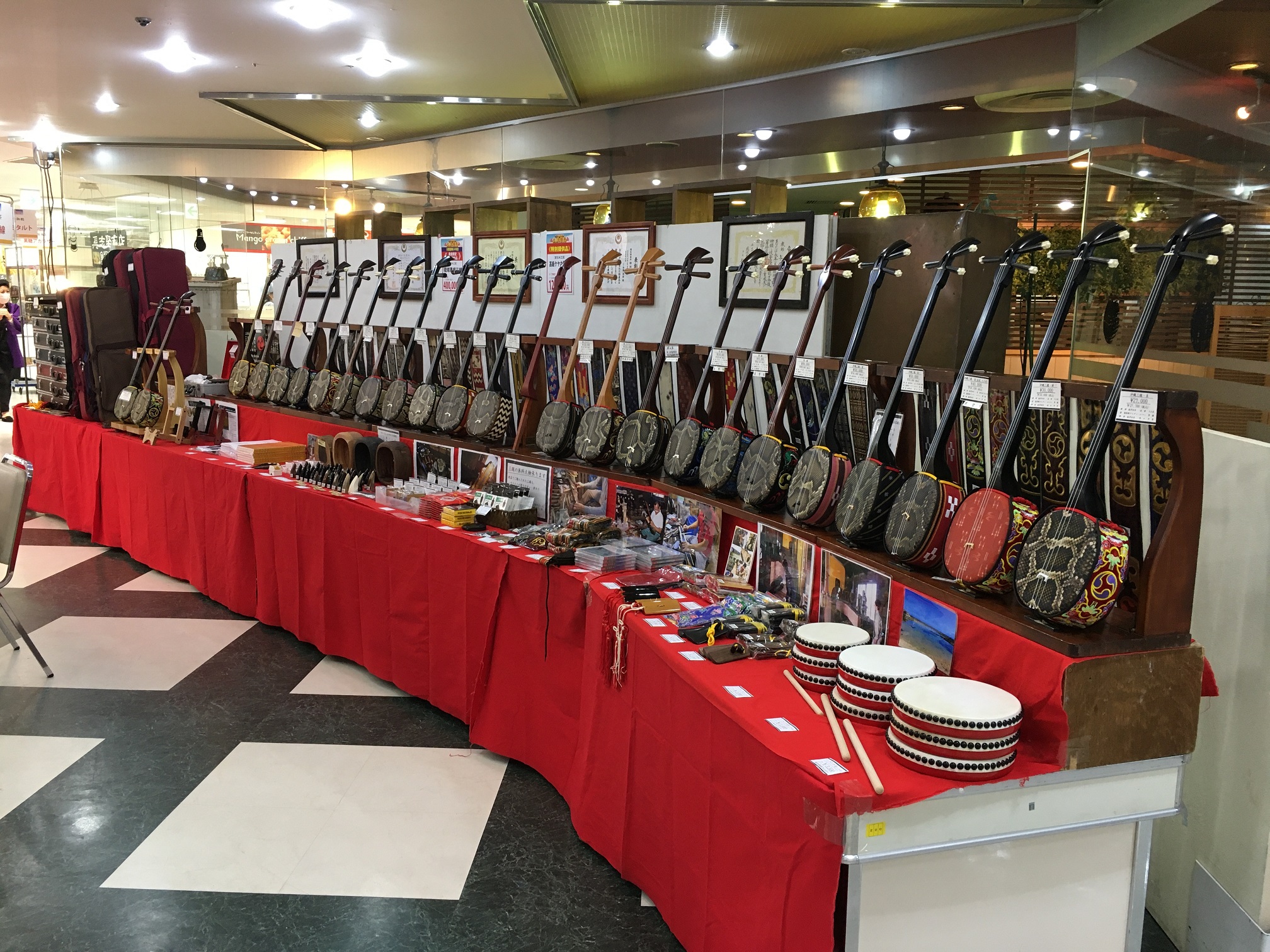 蛇皮一枚張り三線(両面本皮タイプ)【初心者向け8点セット】 三線