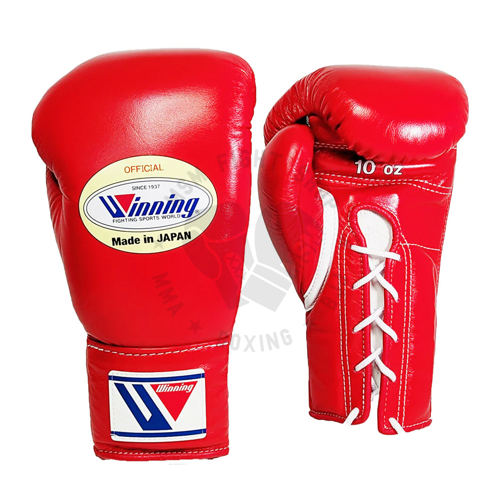 MSM Fight Shop | Winning Pro Fight Boxing Gloves - Red – MSM FIGHT
