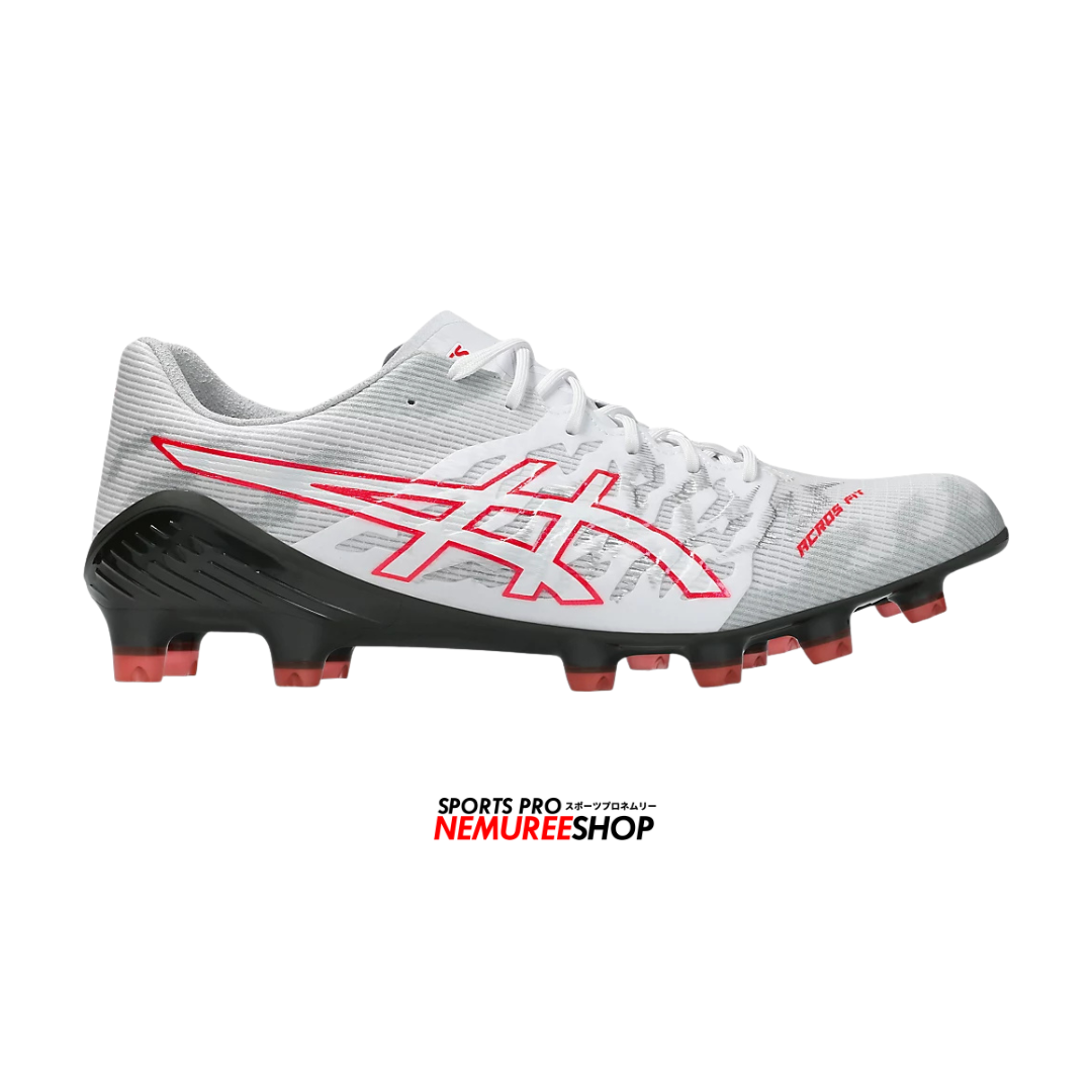 ASICS Football Shoes DS LIGHT ACROS 3 (WHITE / FLASH RED
