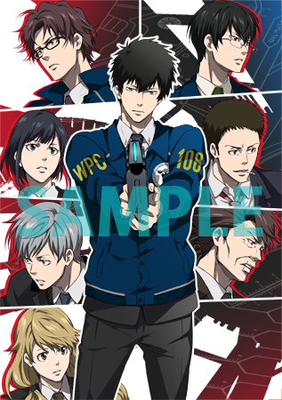 天利陽名 PSYCHO-PASS 監視官狡噛慎也 スクエア缶バッジ PSYCHO-PASS