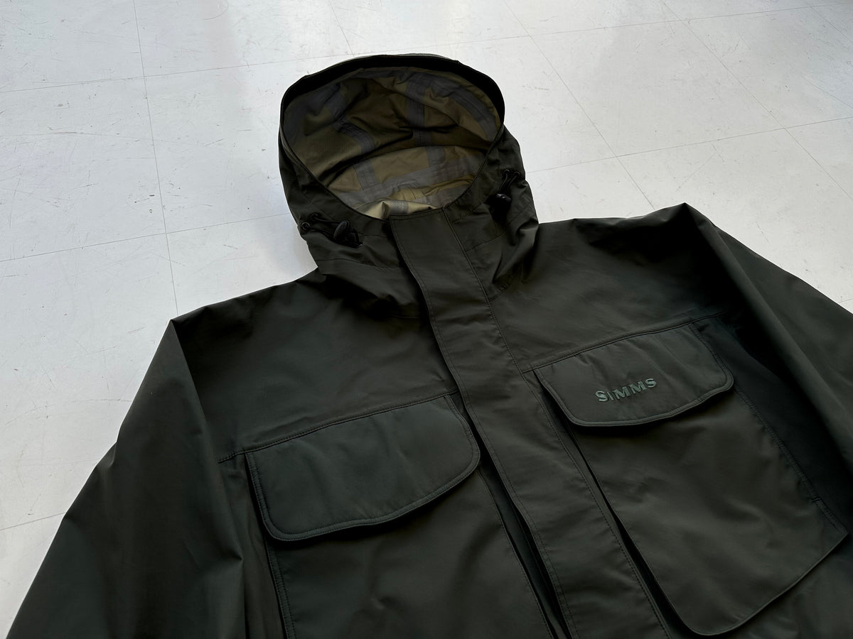 Vintage SIMMS GORE-TEX Wading Jacket L OD – NO BURCANCY