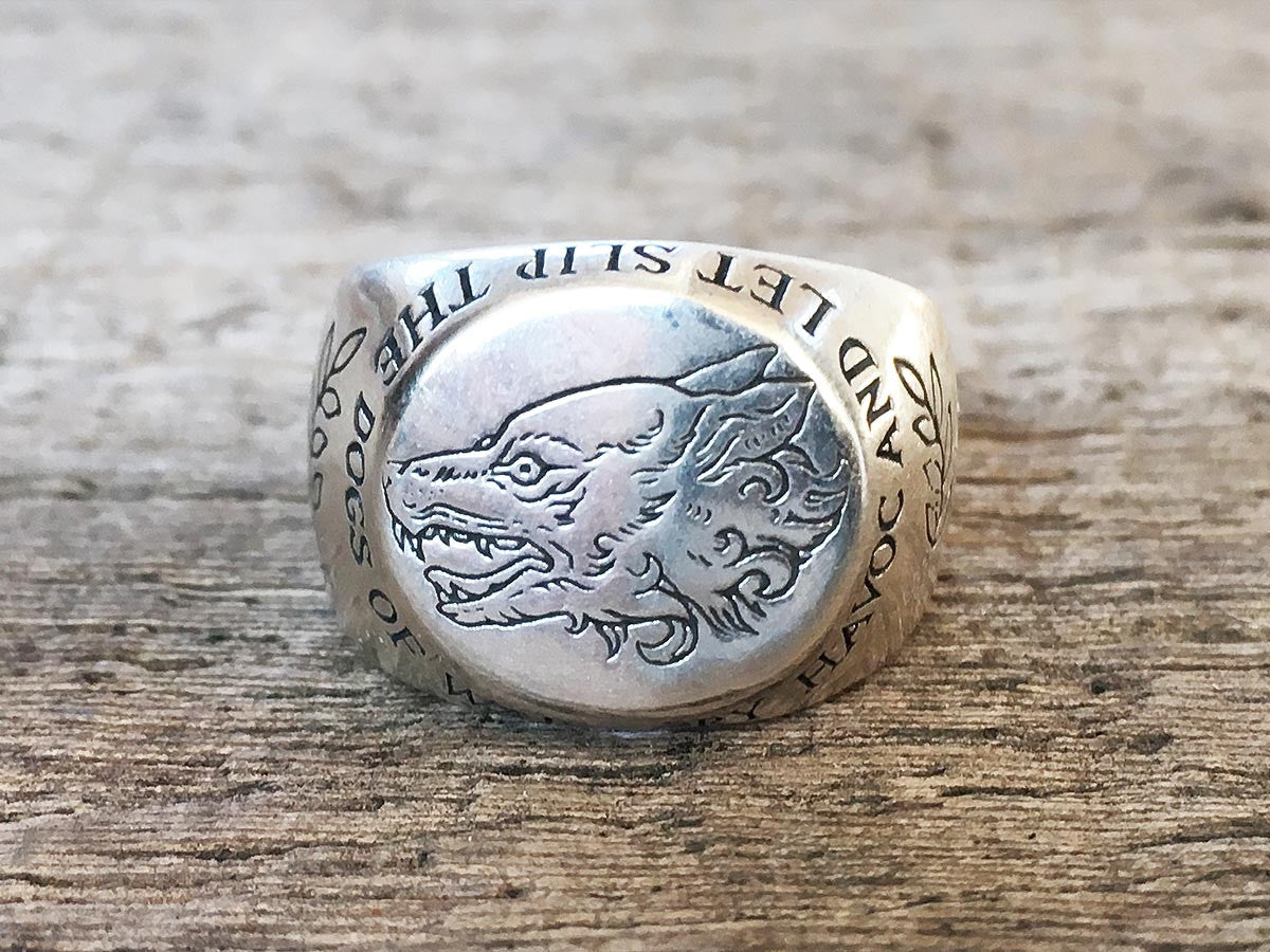 Dogs of War Signet Ring – the Otherist