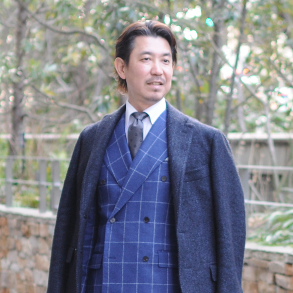 MOVB ネイビー ダブルブレスト チェスターコート モーブ MOVB ネイビー