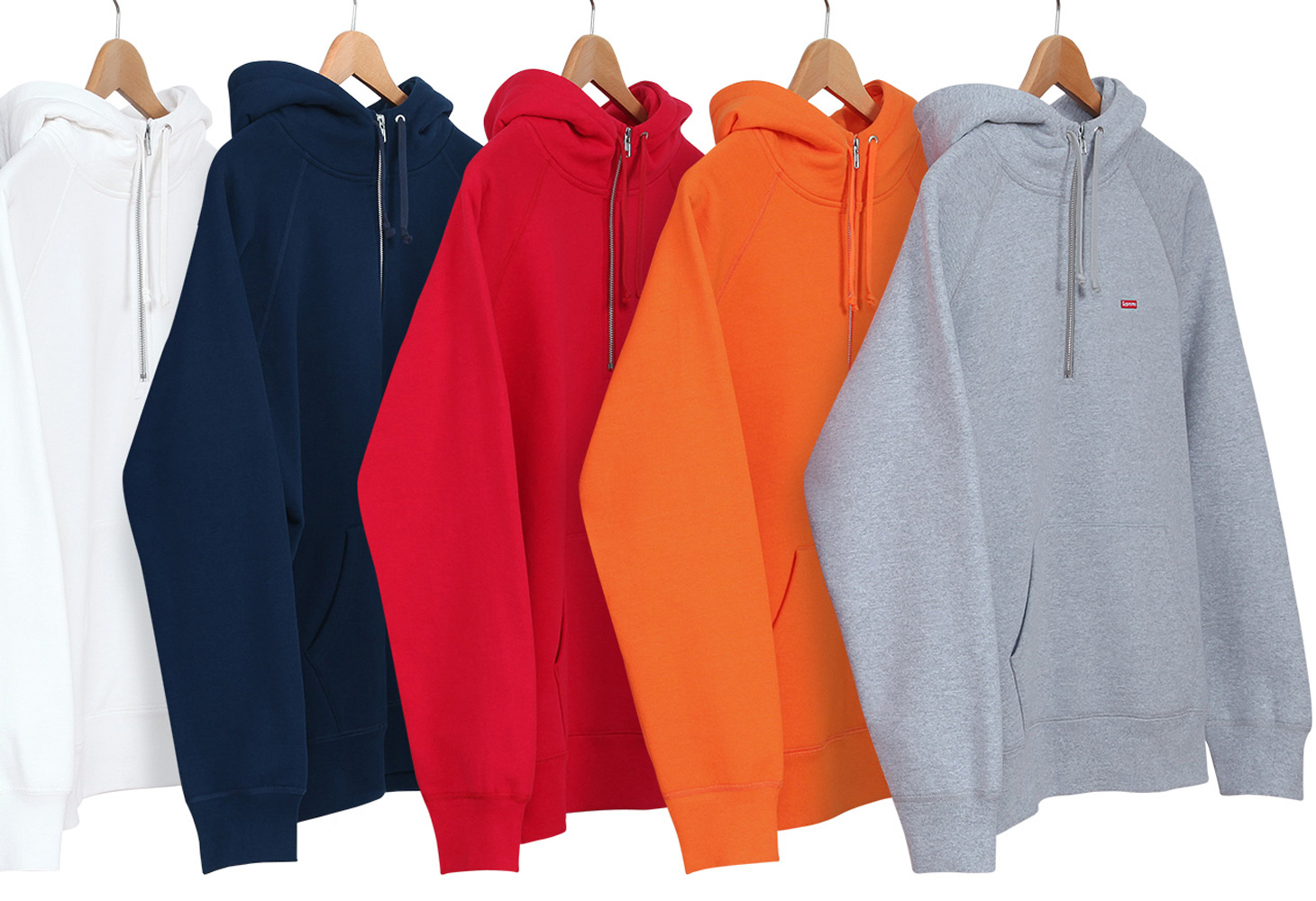 Supreme - Small Box Half Zip Pullover - ParkSIDER