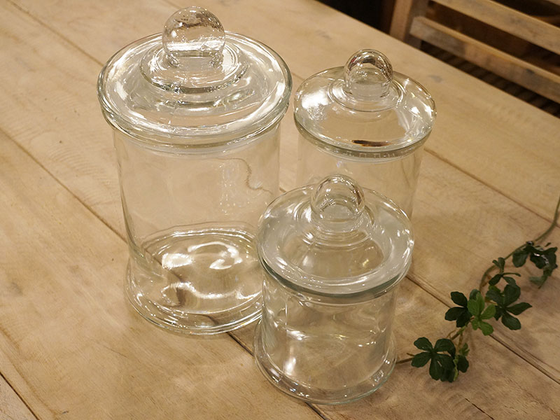 パッキン付きガラス瓶・DULTON（ダルトン）Glass jar（グラスジャー