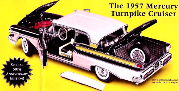 PhillyMint Diecast - Danbury Mint 1957 Mercury Turnpike Cruiser
