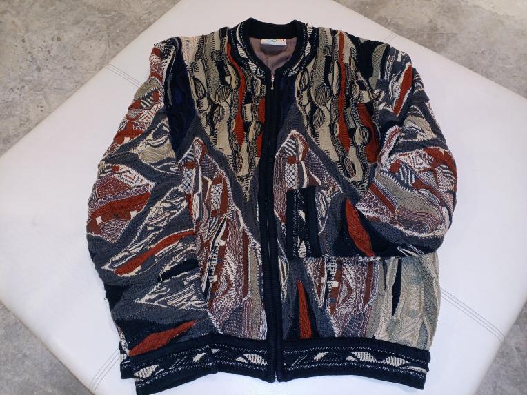 ☆90's COOGI(クージー)3Dニットブルゾン☆｜OLD LIFE STOCK｜ショップ