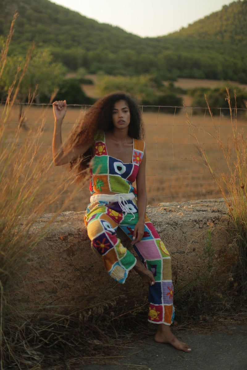 Crochet Patchwork Pants– pītusa