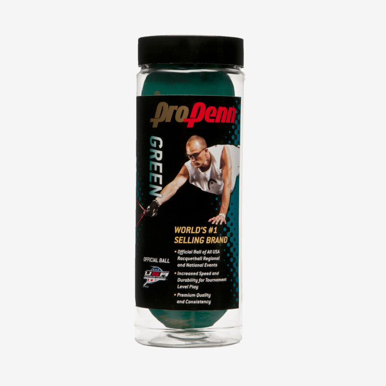 Pro Penn Green Racquetballs – Pro Racket Sports