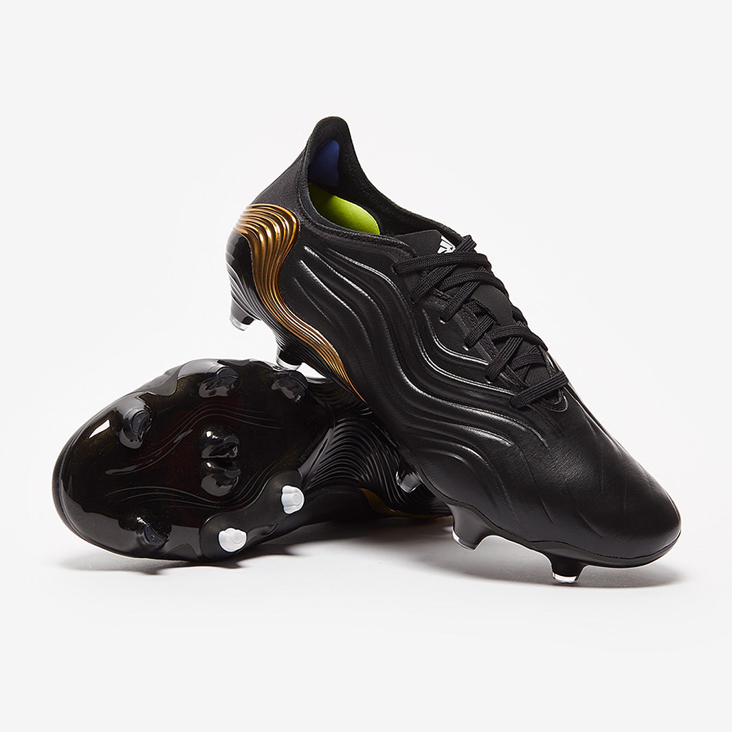 adidas Copa Sense .1 FG - Core Black/White/Gold Metallic - Firm