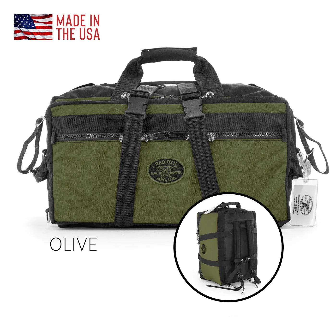 Hybrid Duffel Bag Convertible Backpack - Tres Hombres