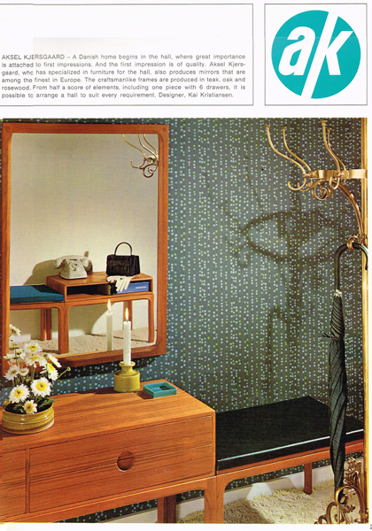 こまものと北欧家具の店 Salut / Kai Kristiansen / Large mirror