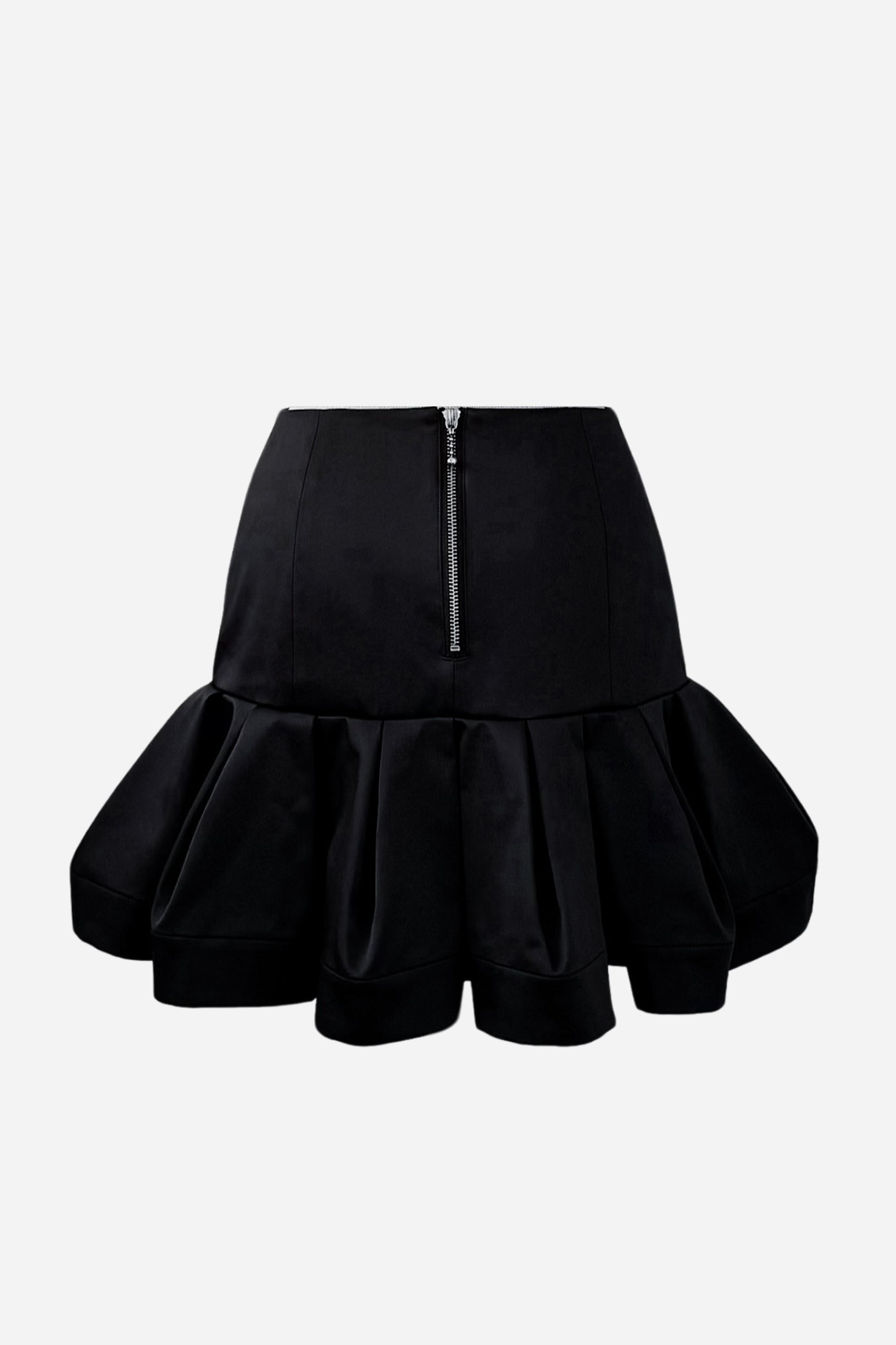 petal satin skirt – shéller / シェリエ