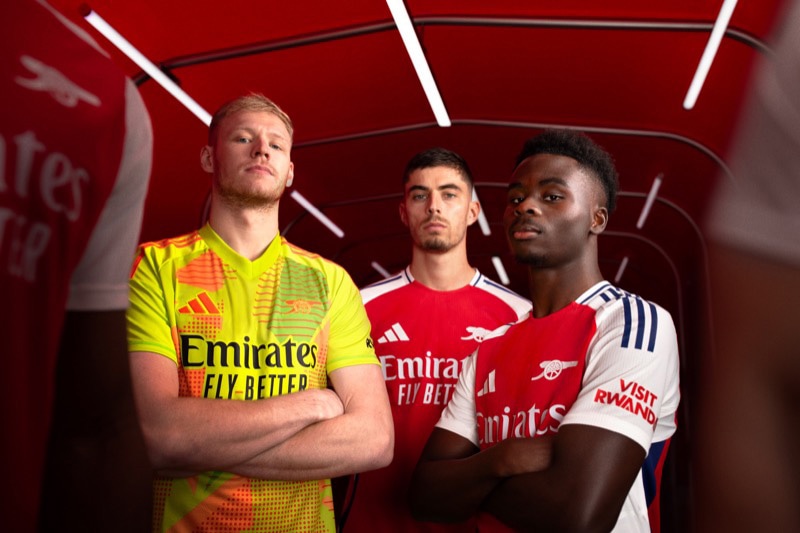 プーマ Arsenal アーセナル長袖 レプリカ ユニフォーム赤 ホーム